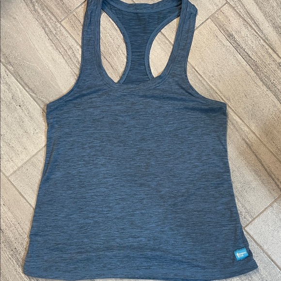 Blue Racerback Tank Top - Picture 1 of 3